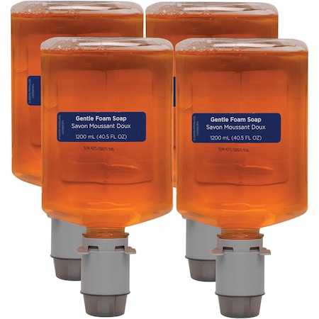 Pacific Blue 40.6 fl oz (1200 mL) Gentle Foam Hand Soap Manual Dispenser Refills 4 PK GPC43715